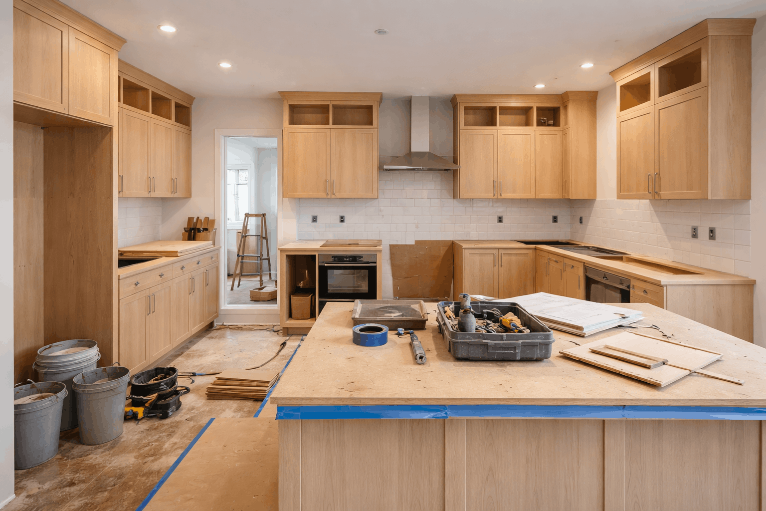 before Slim Shaker Cabinets